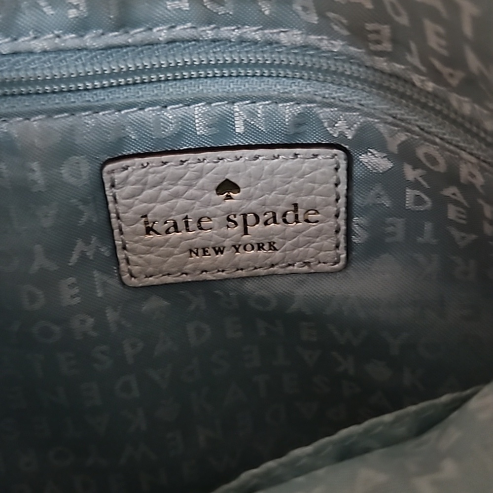 KATE SPADE Mint Carmina Elliot Place Satchel Leather Bag - Picture 13 of 15